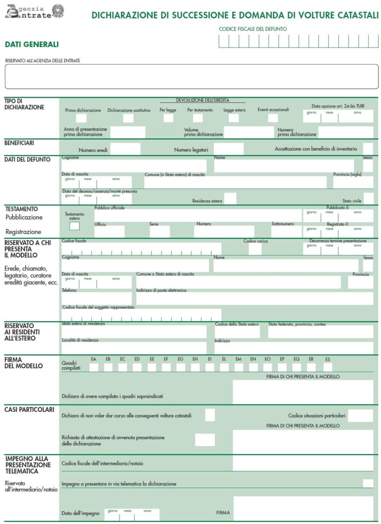 Dichiarazione Di Successione - Cos'è E Come Si Fa